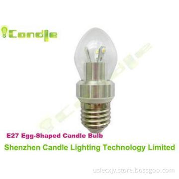 High Lumen E27 Led Light Bulb 3 Watt For Hospital / Office